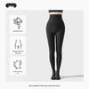 Tall Women's Extra Long Compression Leggings - Anti-Roll Fleece Lined Tights for Autumn/Winter