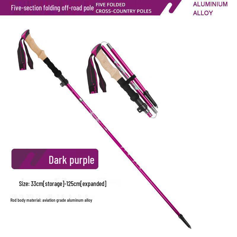 Ruifulake Ultra-light Folding Trekking Pole