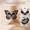 Metall Schmetterling Wandkunst Dekor, Heimdeko, Eisenschild, Retro Minimalistische Ornamente Silhouette Skulptur