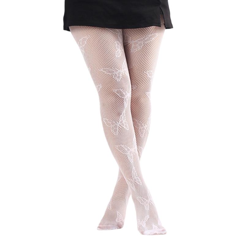 Patterned Tights Fishnet Stockings Butterfly Pantyhose Stockings Leggings Lace Tights for Women Girls Summer Leggings 1