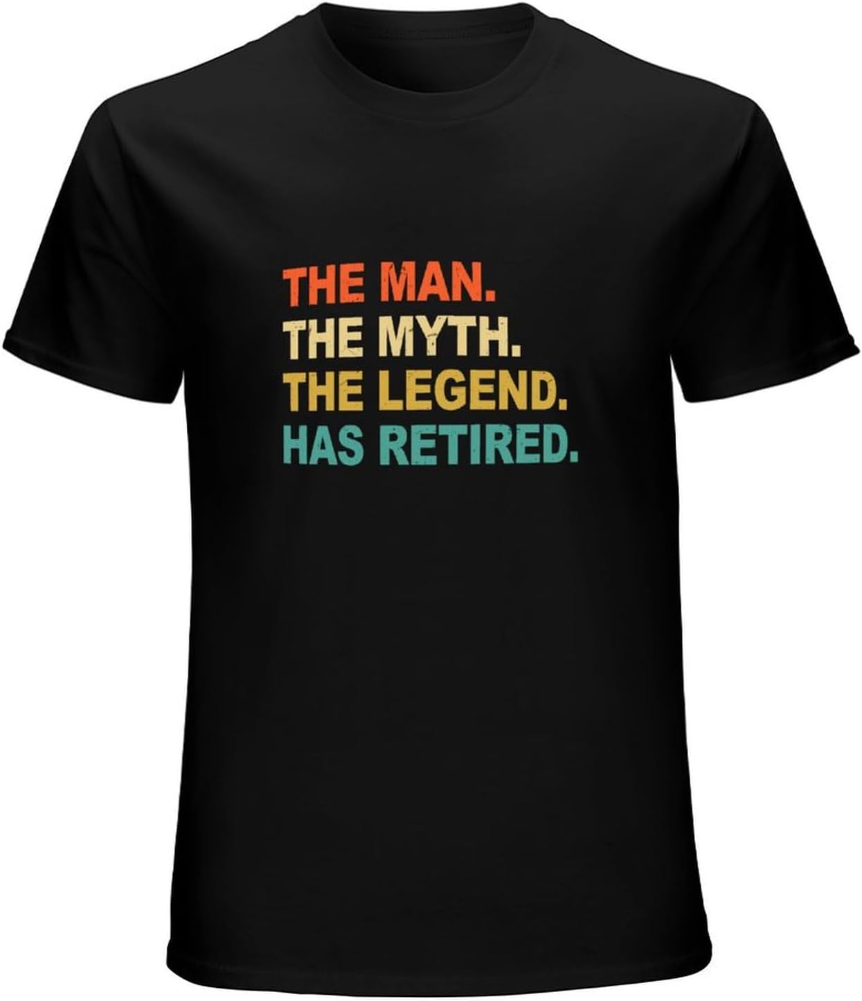 Retired The Man Myth Legend Has Retired Retire Ment Vintage Men s T Shirt 3XL чёрный