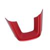 For Honda Civic 11th  Up Steering Wheel Sheet Cover Decor Matte Red 1PCS