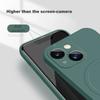 Liquid Silicone Phone Case For iPhone 15 14 13 12 11 Pro Max Plus For Magsafe Magnetic Wireless Charging Cover