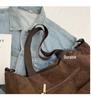 High-Capacity Women's Corduroy Tote - Stylish Cross-Border Commuter & Travel Bag