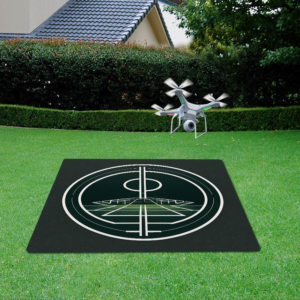 Lightweight Drone Helipad Landing Pad with Directional Markers Outdoor Racing Flight Performance Carpet Mat Rug Home Decor
