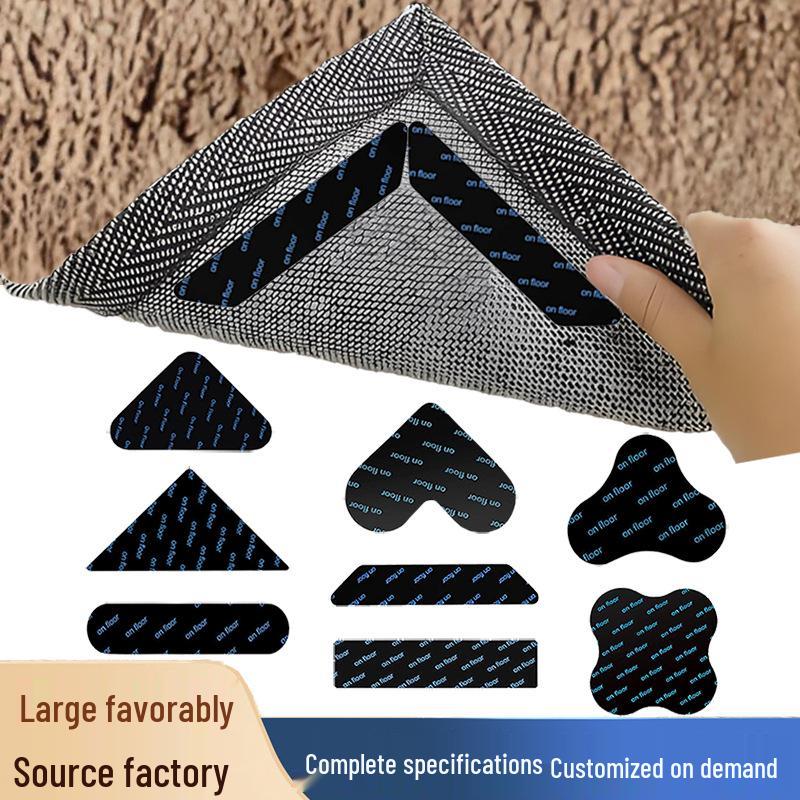 Non-Slip Rug Sticker Pads – Residue-Free, Removable Carpet Grip Mats