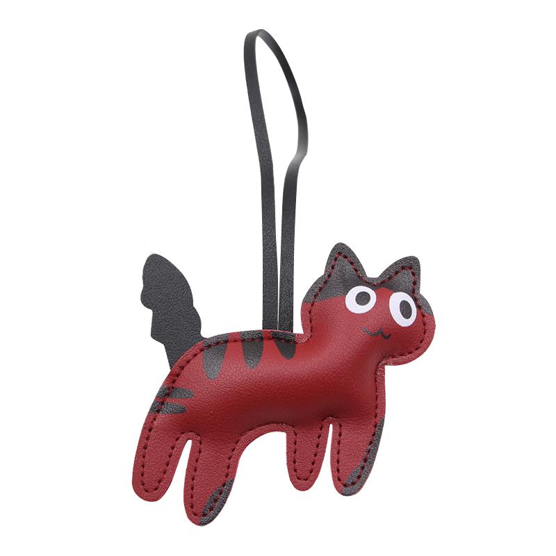 1PC/2PCS Ornament Mobile Phone Pendants Keychains Gifts For Cat Lovers Cartoon Shape Clothing Accessories Multicolor