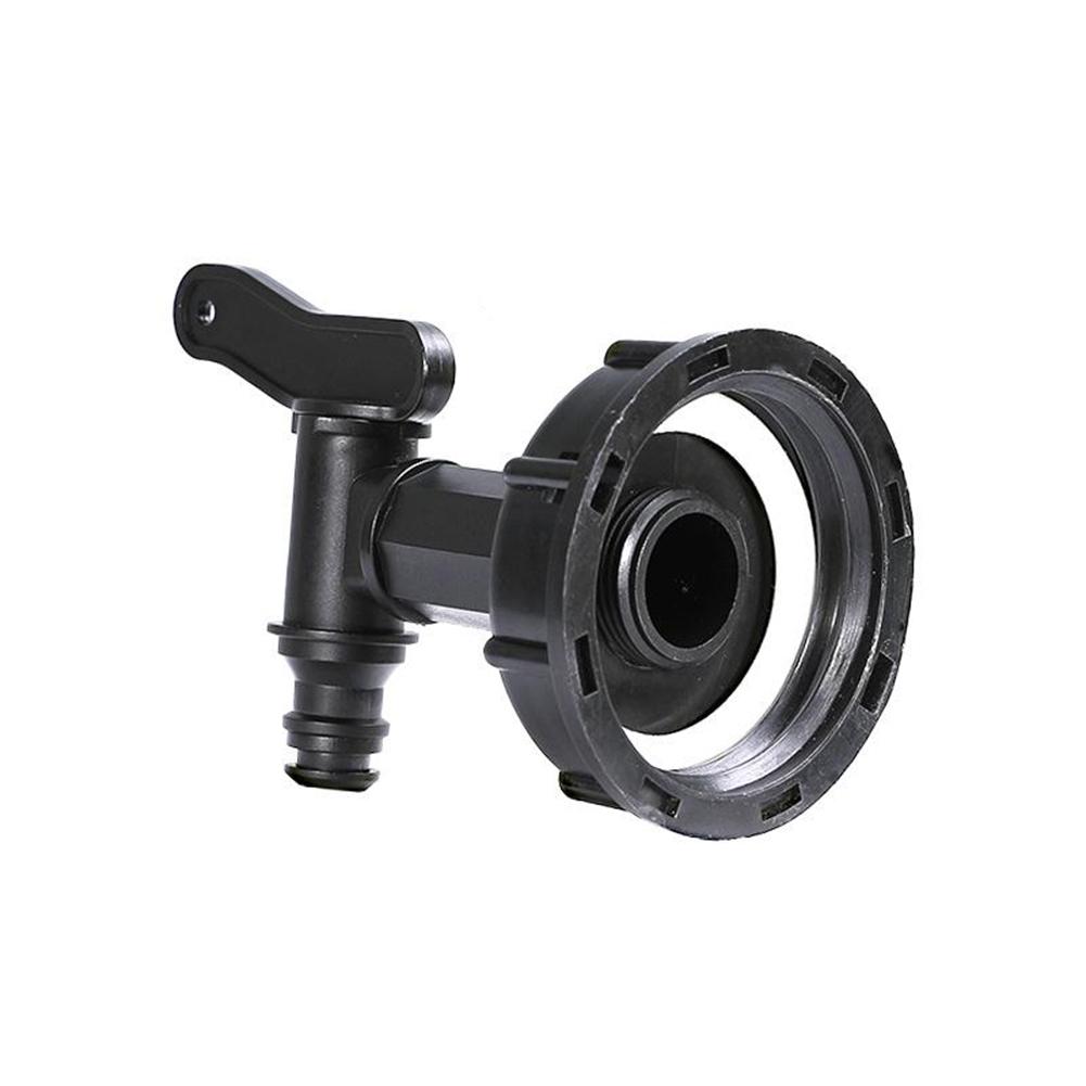 Werkzeuge Kunststoffhahn Eimer 17mm 26.2mm 60mm Schwarz