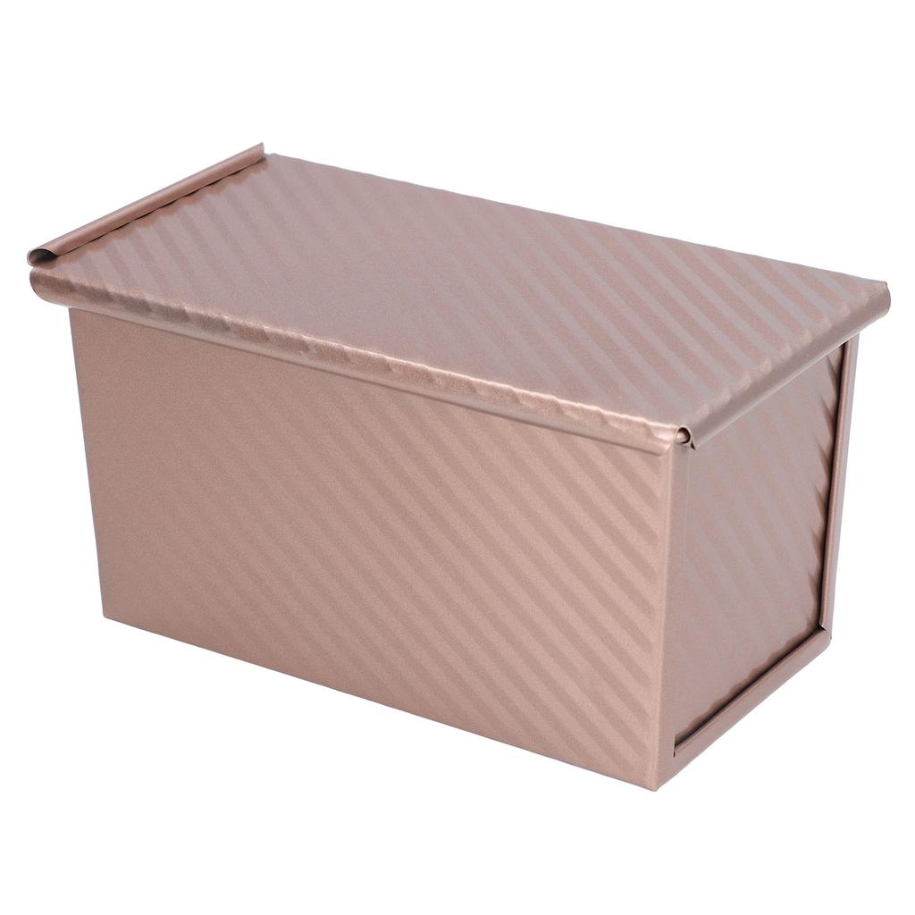 Carbon Steel Baking Loaf Pan Prevent Stick Easy Demoulding Bread Toast Mould with Lid for