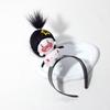2 Stück Niedliches und Cartoon-Gesichtswasch-Haarband Lustiges Stirnband Haargummi Haarband Haaraccessoires für Frauen
