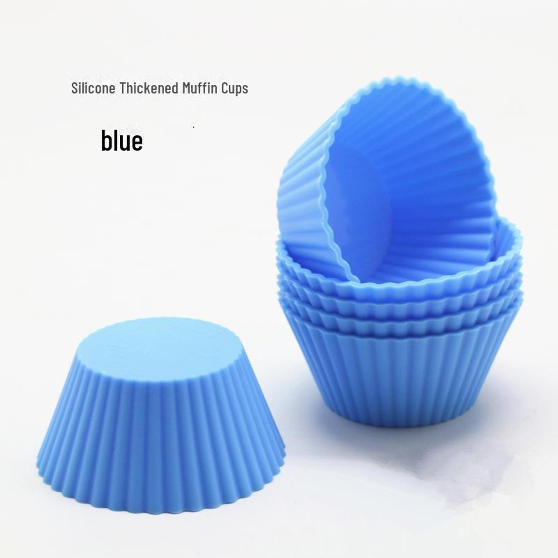 

Потовщена силіконова форма для мафінів та рисових тістечок для мікрохвильової печі/духовки