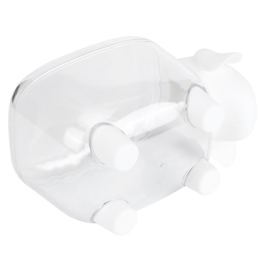 

White Stationery Organizer Cartoon Makeup Cotton Box Desktop Organizer Desktop Storage білий