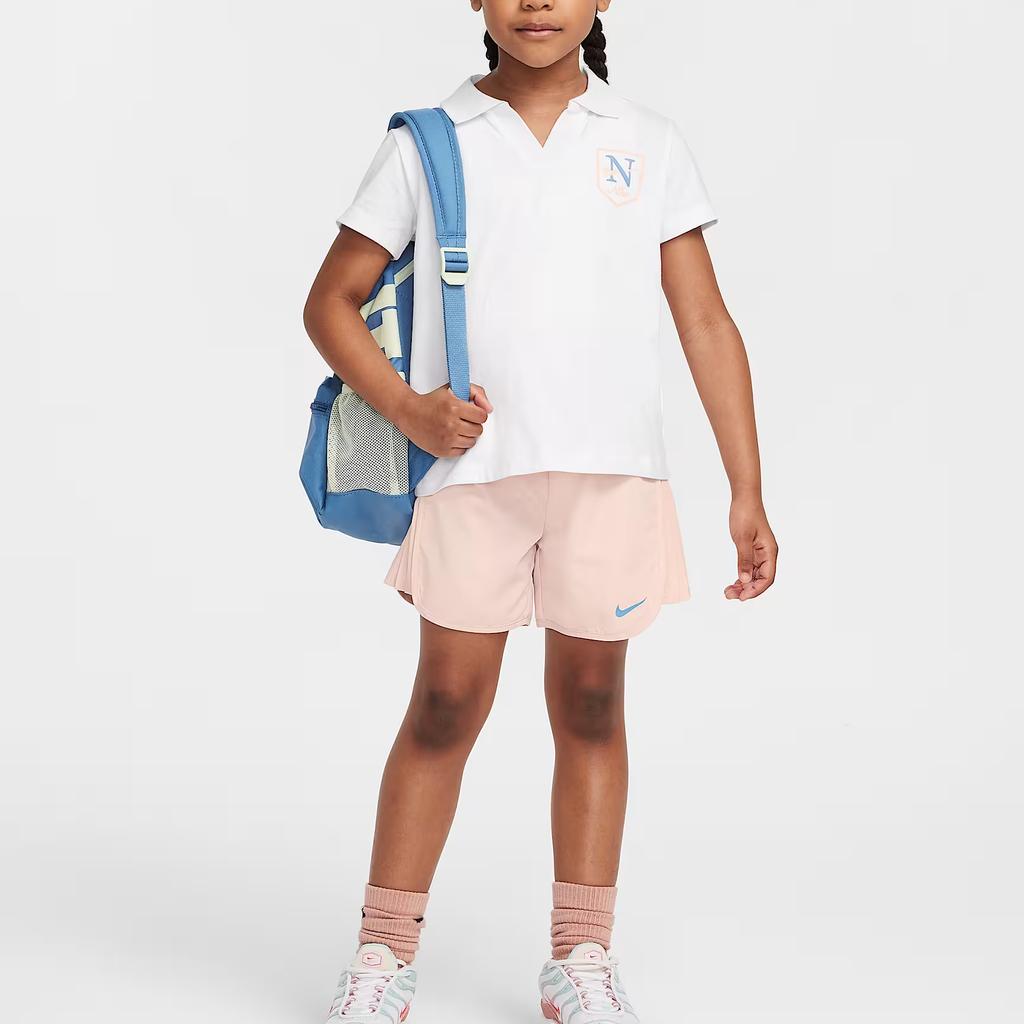 Nike Dri-Fit Pleated Tempo Comfortable Soft Casual Versatile Shorts Kids Shorts Echo-Pink HJ1650-612