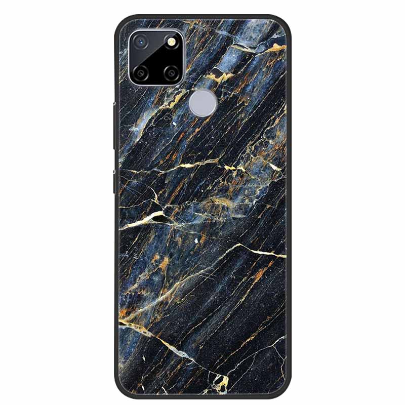Für Realme C25 Hülle Marmor Silikon TPU Weiche Abdeckung Handyhülle Für OPPO Realme C25S C25 S Funda Stoßfest Coque RMX3191 Capa
