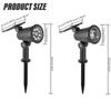Outdoor Solar LED Lawn Lamp Plug-in Lamp Garden Landscape Lamp Decorative Colorful Light Suitable for Garden Terrace Courtyard