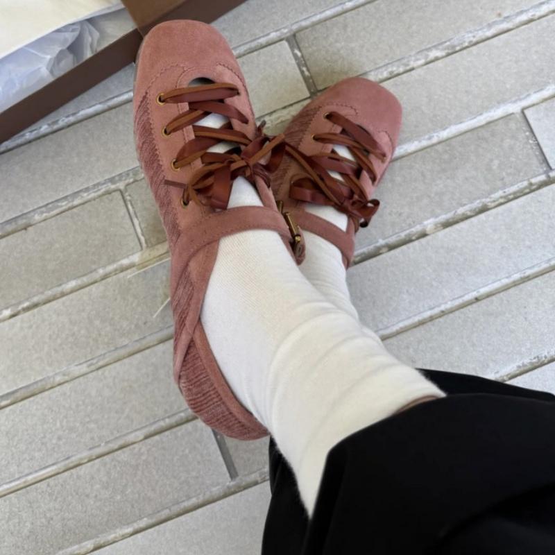 Fashion 2025 New Spring Mary Jane Cross Strap Flats Shoes Women Fashion Elegant Round Toe Ladies Comfort Soft Sole Ballerinas Shoes