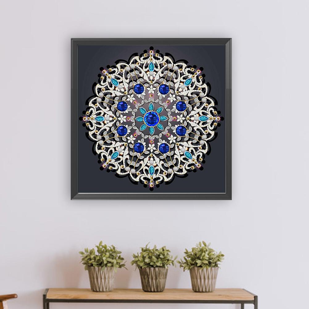 5D DIY Teilweise Speziell Geformter Bohrer Diamant Malerei Set Mandala Heimdekoration