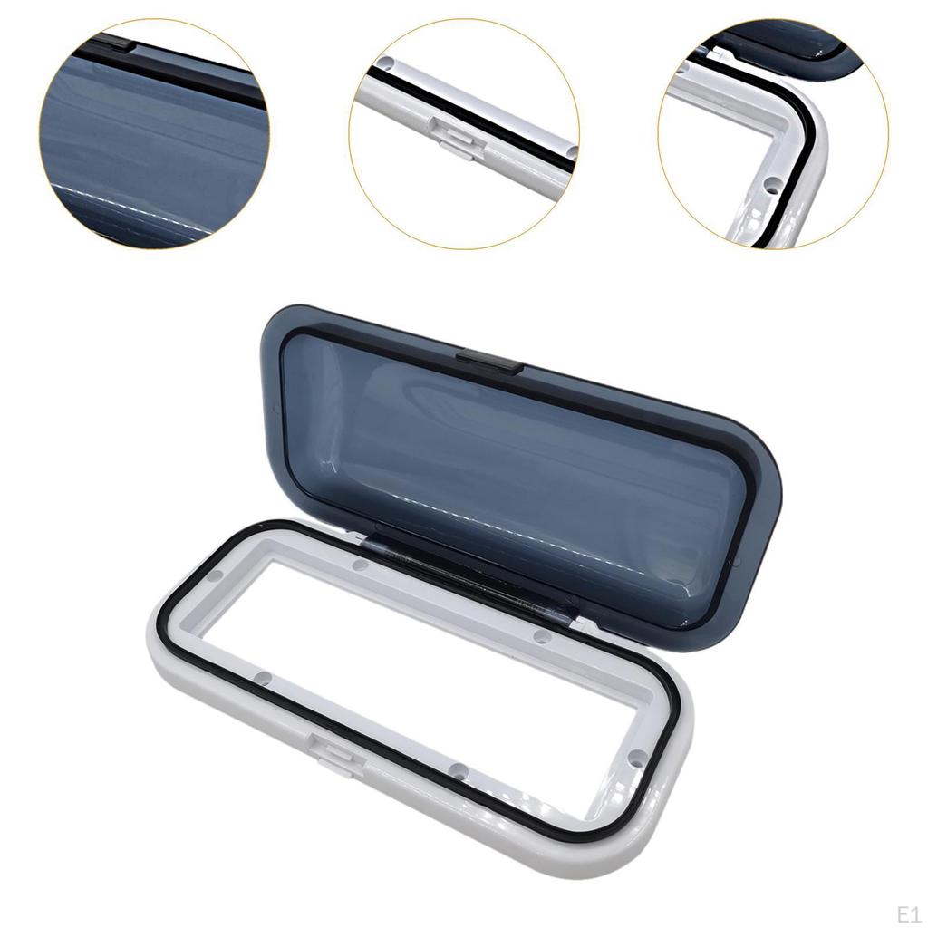Water Resistant Marine Stereo Cover 23x10cm Lightweight Spare Parts Simple Assembly Flip Up Design