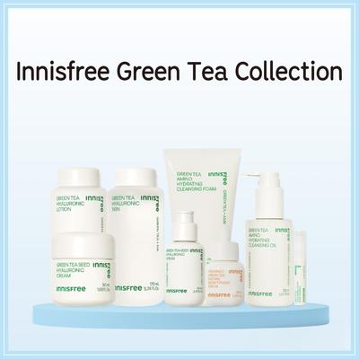 Green Tea Hyaluronic Collection Amino čisticí pěna, čisticí olej, pleť, pleťové mléko, krém, sérum, rozjasňující sérum, rozjasňující koule na oči a obličej