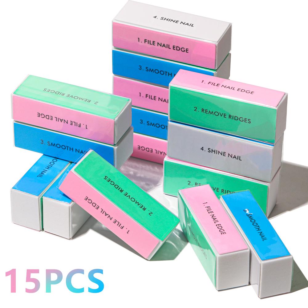 Nail Sponge Buffer Block Shine Polisher Nail Polishing Tools Nail Buffing File Manicure Sanding Nail File Nail Art Tools Kit