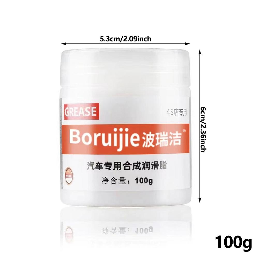 100G White Grease Multi Purpose High Temperature Resistance Lubricant For Car Sunroof Hinge Gear Bearing Chain Door Slide Rail