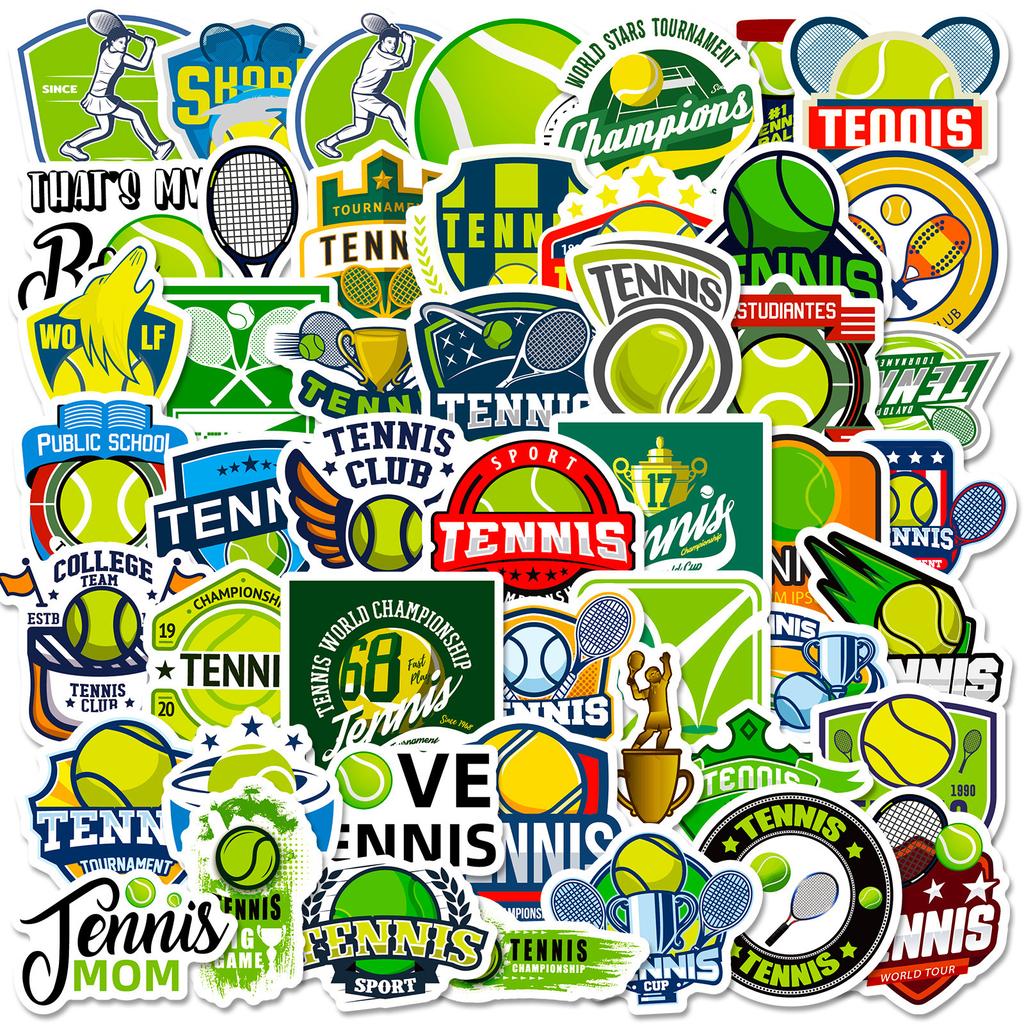 50 Tennis Graffiti Stickers Personalized Sports Stickers Diy Mobile Phone Case Computer
