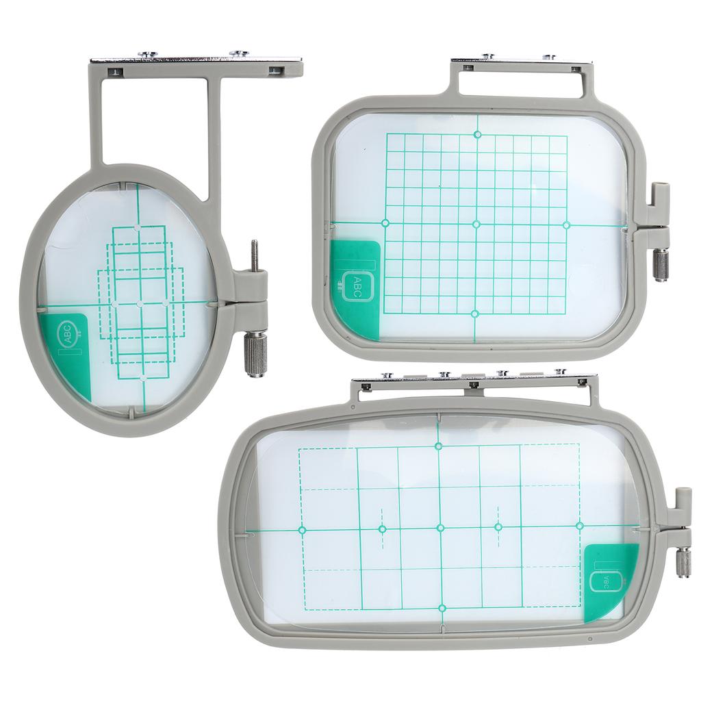 3pcs Embroidery Frame Hoop Sets Household Multifunctional Embroidery Sewing Machine Sets for Home