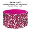 Diamond Glitter Silicone Boot Anti-Slip Water Bottle Boot Sleeve Water Bottles Bottom Sleeve for Stanley 40oz Cup Accessories