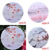 Silk Cloth Women Classical Dance Umbrella Rainproof Paper Parasol for Bridal