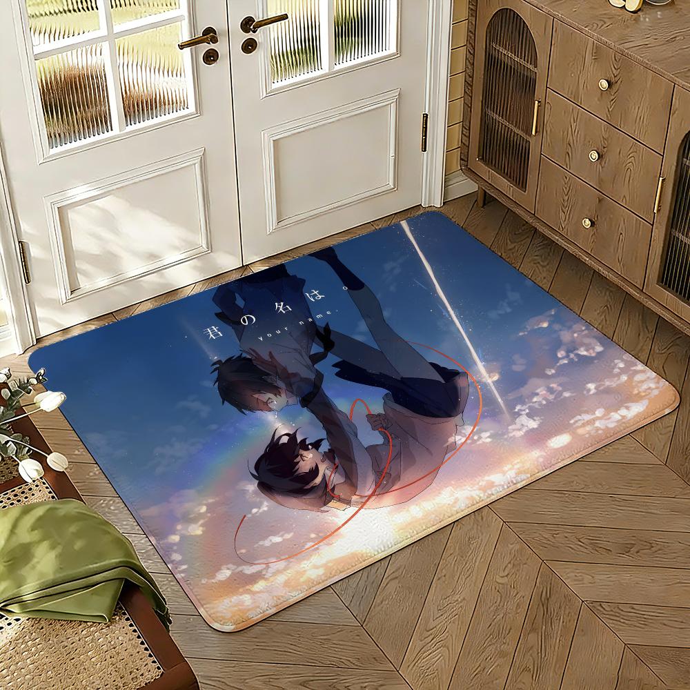 Your Name Floor Mat Soft Thickened Absorbent Non-Slip Bedroom Living Room Door Mat Home Decor Flannel Rugs