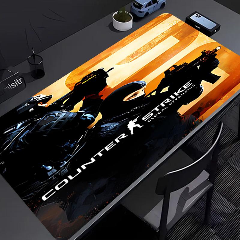 C-Counter strike2 CS2 Mouse Pad - Non-Slip Rubber Base, Smooth Surface for Work,Gaming,Office,And Home Use, Desk Mouse Pad