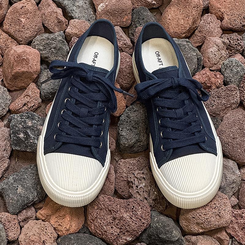 Fashion Casual Flats 2025 New Comfortable Canvas Sneakers Mens Outdoor Non-slip Thick Bottom Board Shoes Tennis Sneakers Vulcanize Shoes