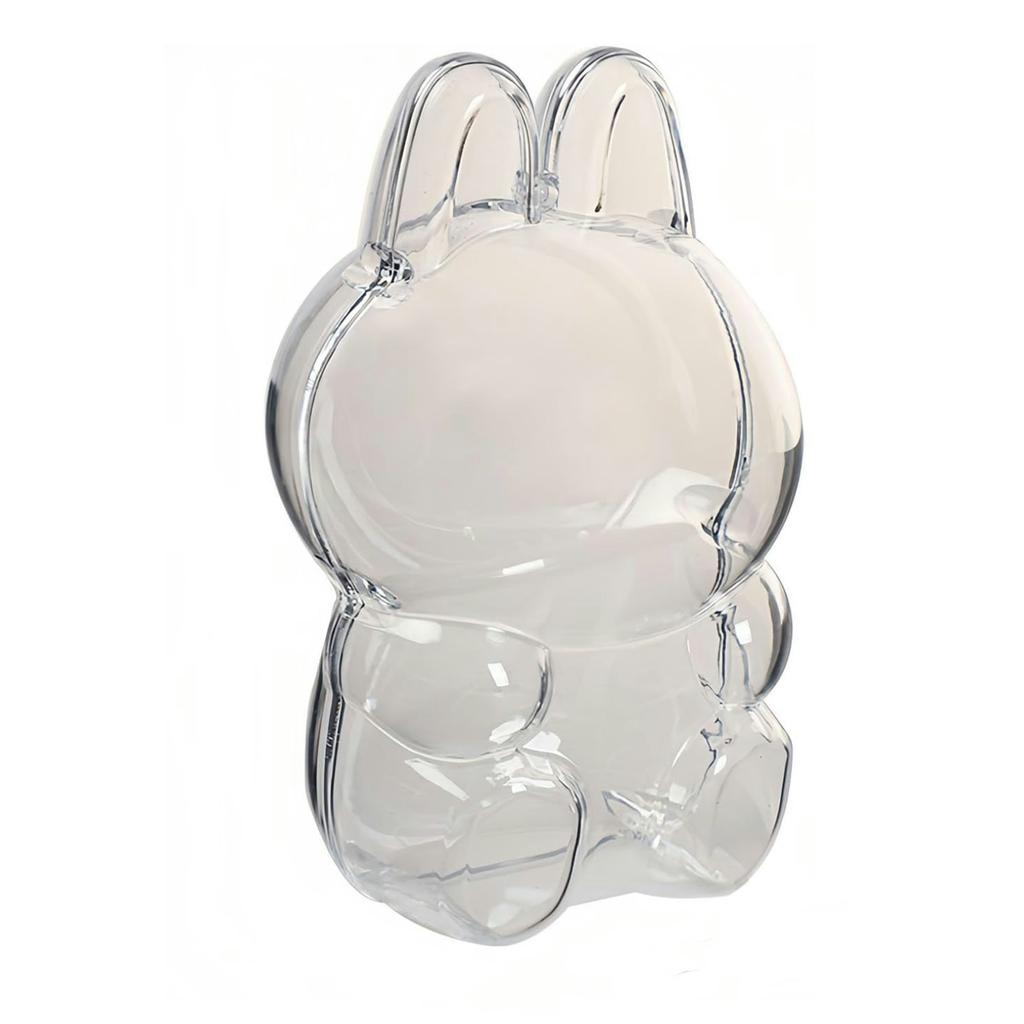 Clear Bag Keychain for LABUBU Plush Doll,Hanging Display Case,Protective Case,Plastic PVC Storage Box Party Gifts