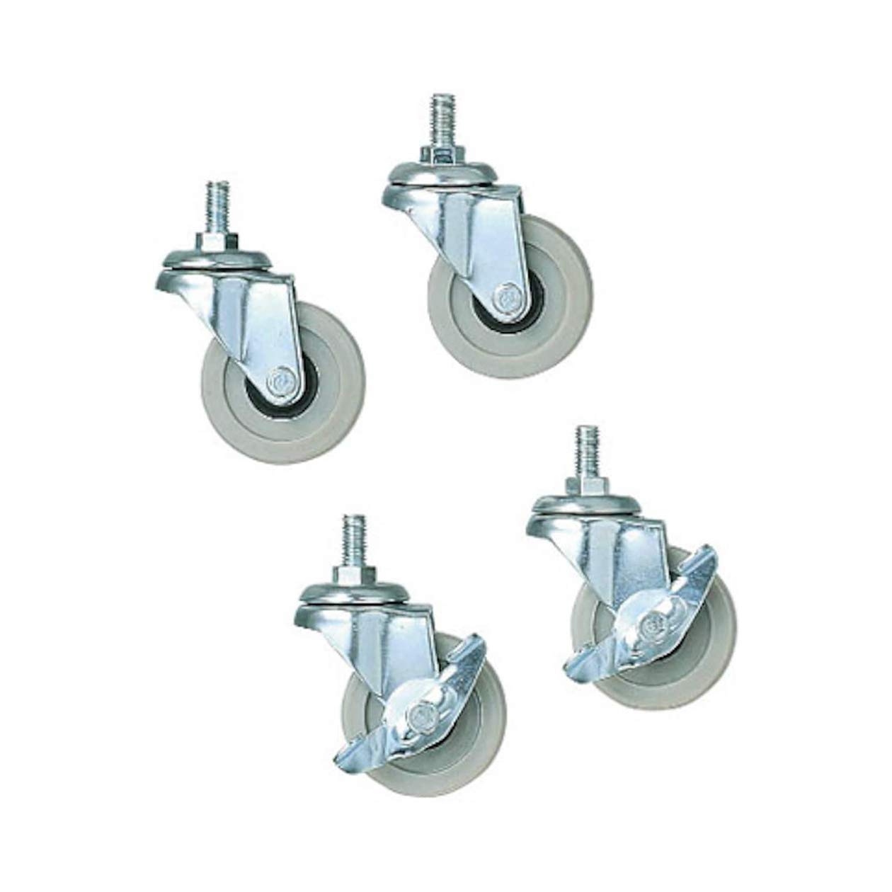 MUJI Стальной модульный стеллаж Комплект из 61179780 Колесики, Серый, 4, серый
