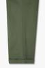 MAN ON THE BOON Washed One-Tuck Roll-Up Hem Chino Pants_Olive 4715304002
