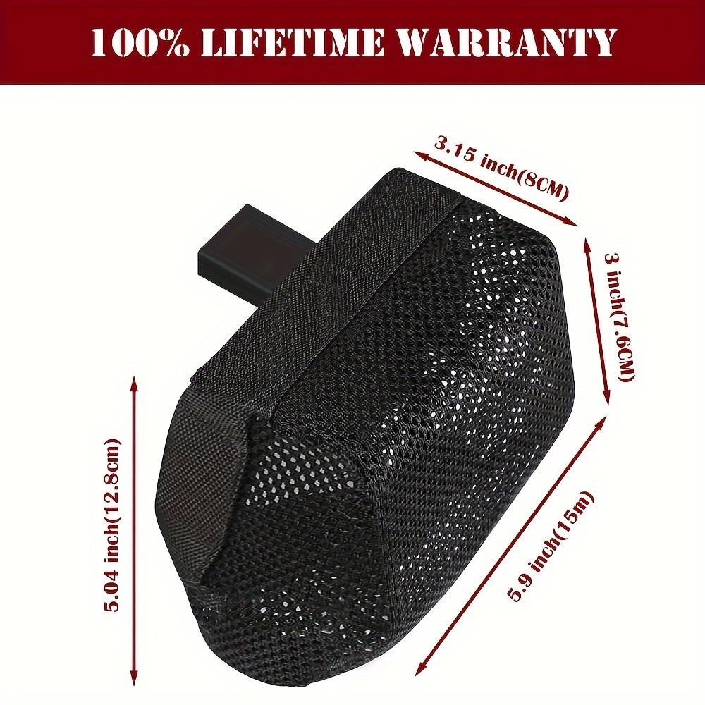 Quick Release Heat Shield Cartridge Catcher- Insulated Padded Mesh & Detachable Brass Collector