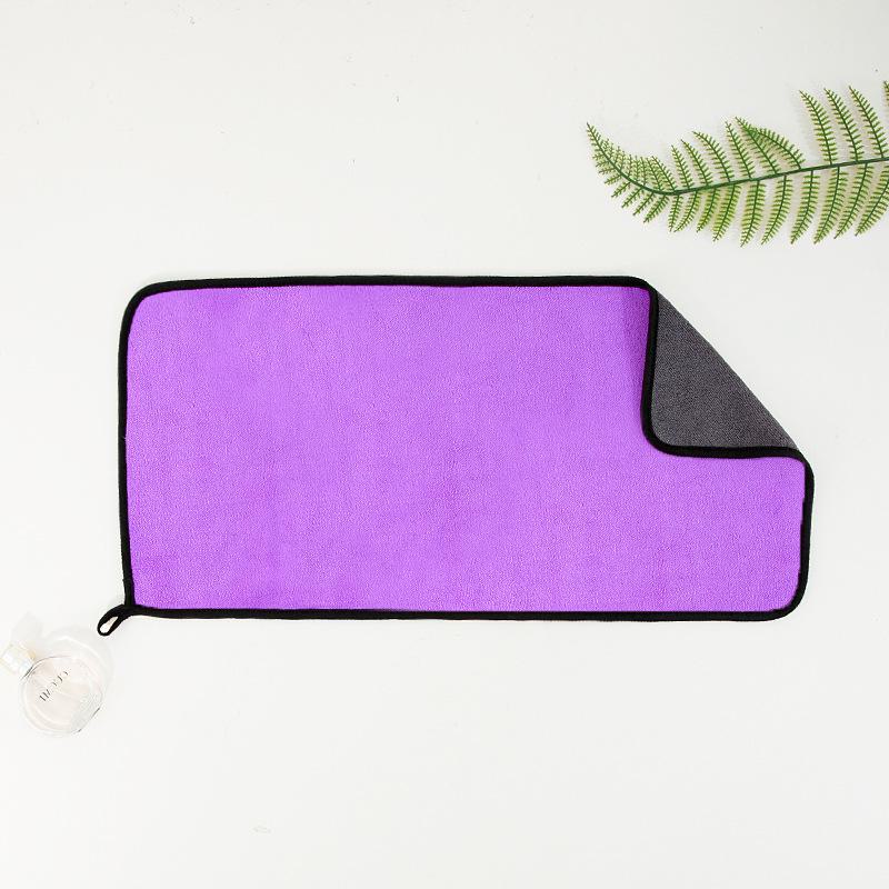 

Двухстороннее утолщенное многофункциональное полотенце для мытья автомобиля: Прочный, быстросохнущий, впитывающий воду, без ворса 25x25 cm