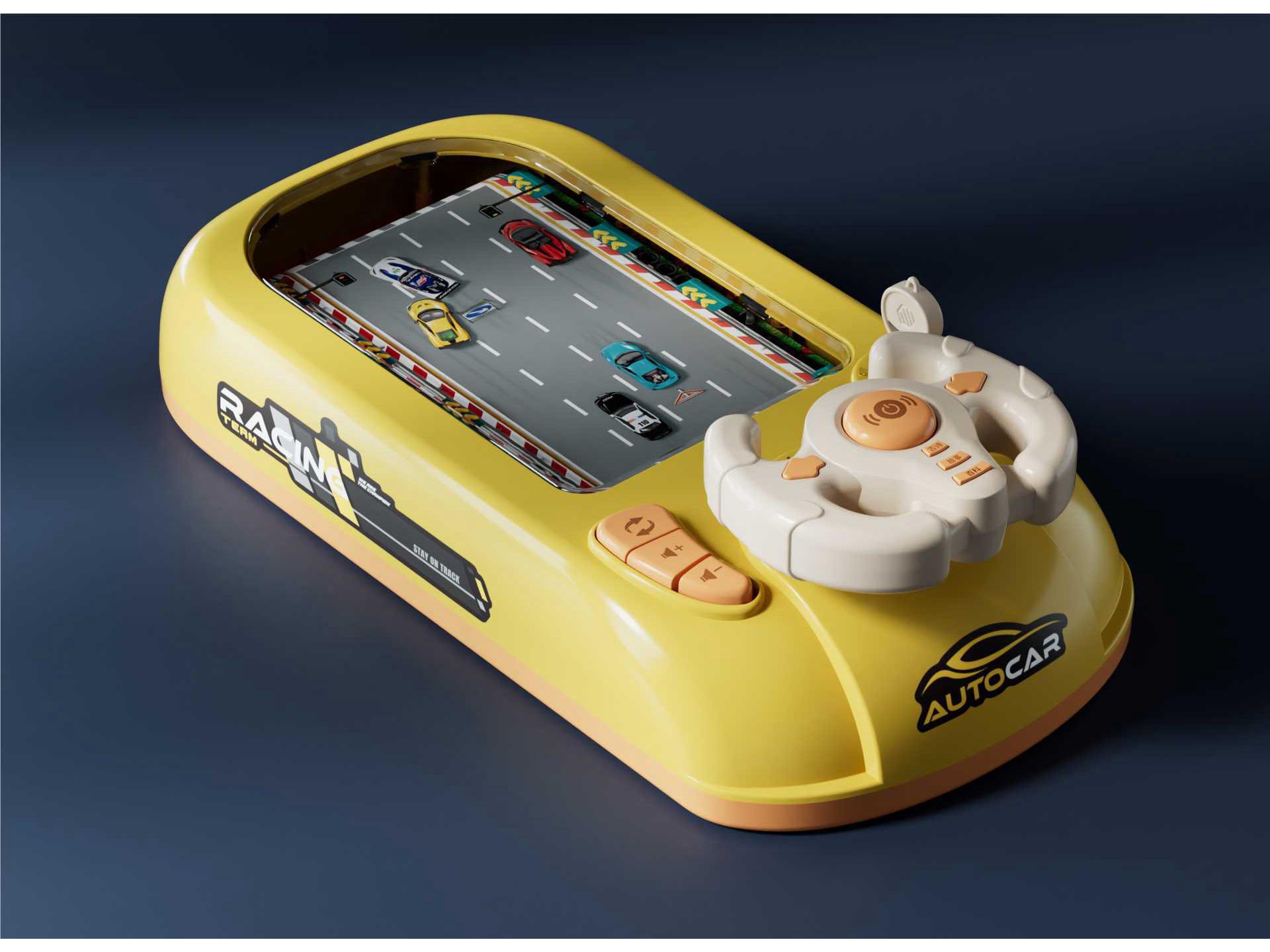 

Детская гоночная приключенческая игра с электрическим рулем: Симулятор уклонения и головоломка для вождения