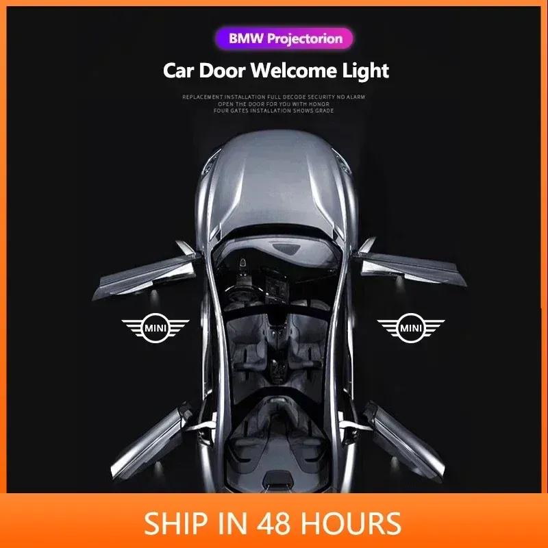 -HD Led Welcome Light Car Door Projector Lamp Decoration For BMW MINI Cooper S Works JCW R55 R56 R50 R53 R60 R61 F54 F55 F56 F60