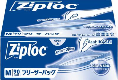 Ziploc Freezer Bag M 90 Pieces [Large Capacity]