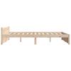 Vidaxl Rama Łóżka Bez Materaca, 140X200 Cm, Lite Drewno