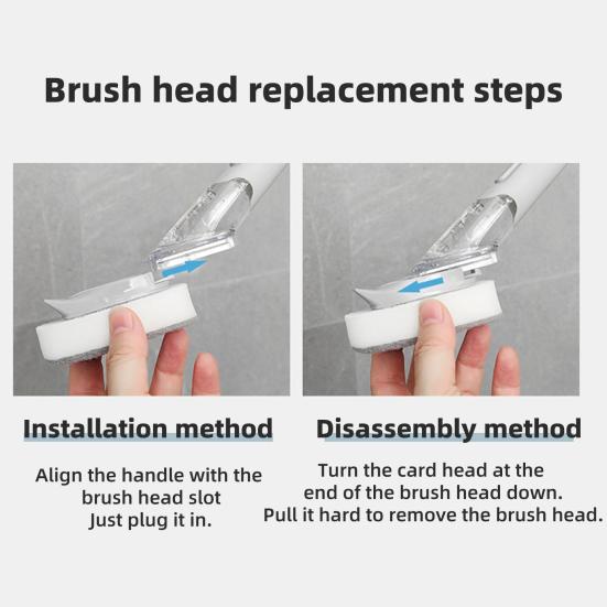 Water Bottle Cleaning Brush with Ergonomic Grip Rotary Design Hanging Hole Cleaning