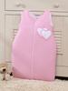Cotton Sleeping Bag for Children 6-12 Mcy Tog 2.5 Year-Round Insulated Hearts Pink