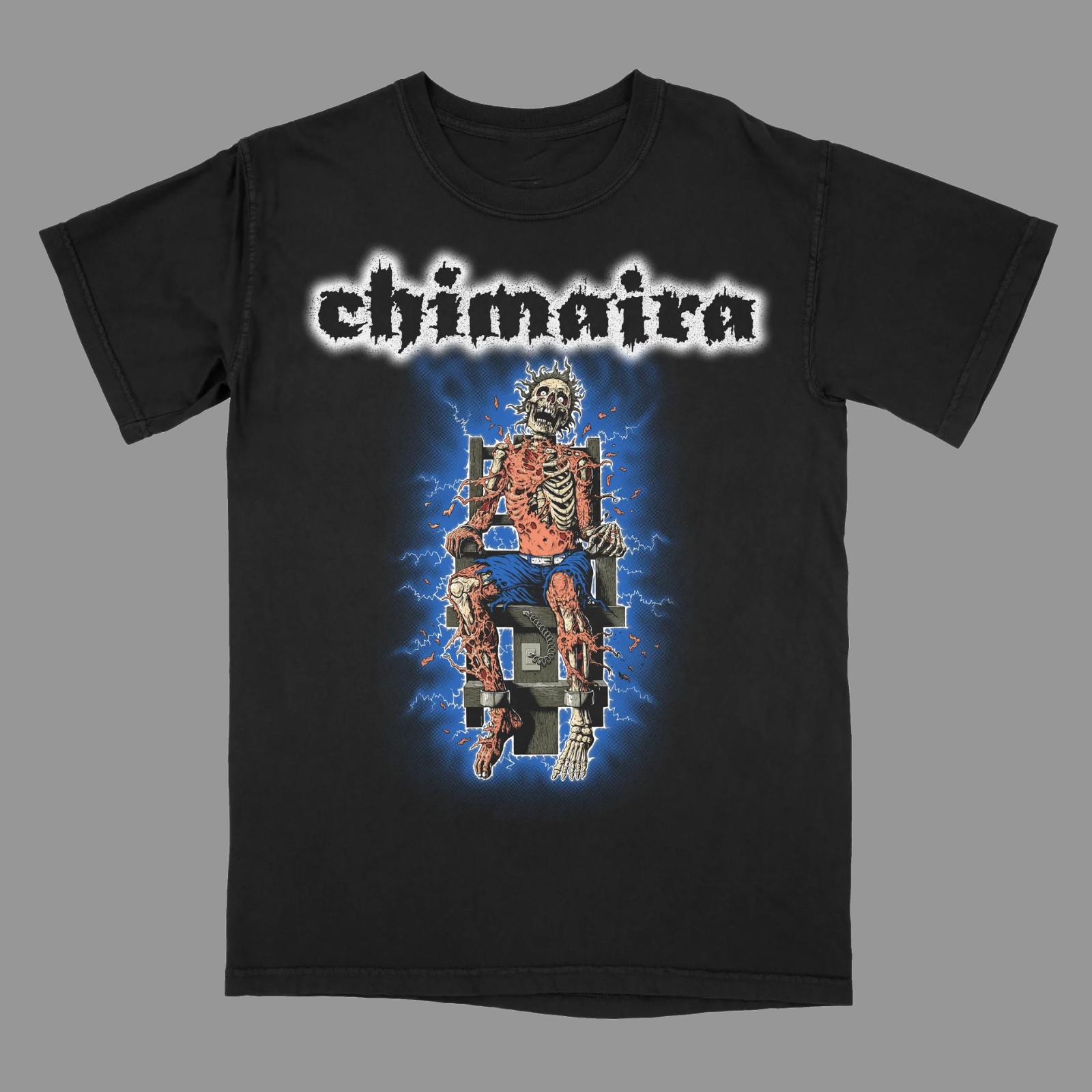 Chimaira Band Electric Chair Heavy Cotton Black All Size T Shirt EN950 S
