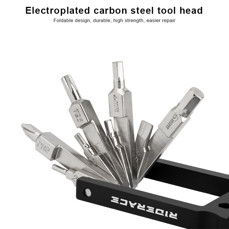 20 In1 Bicycle Repair Tools Kit Hex Spoke Wrench Mountain Road Bike Repair Screwdriver Tool Multi Function Foldable Wrench