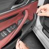 Car Inner Door Handle Panel Pull Trim Cover Carbon Fiber For BMW G30 G38 5 Series X3 X4 Ix3 G01 G02 Interior