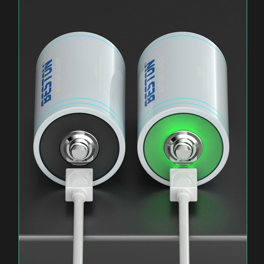 1.5V D Size Battery USB Rechargeable Li-ion Multifunction Batteries D Lipo LR20 Battery for RC Camera Drone Accessories Gas Stove