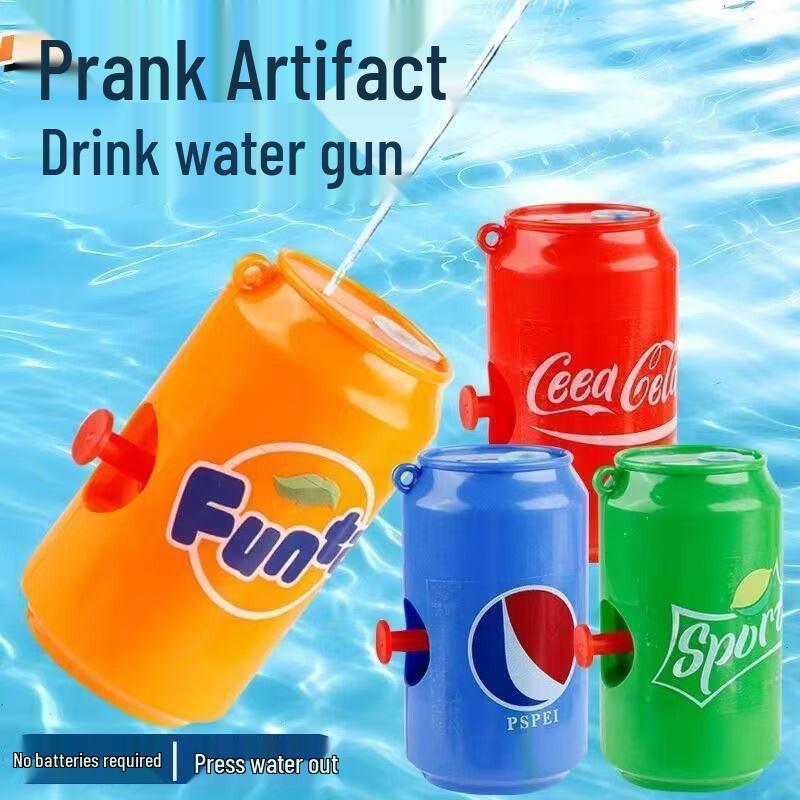 Creative Coca-Cola Can Squirt Gun for Kids: Mini Water Toy Gift