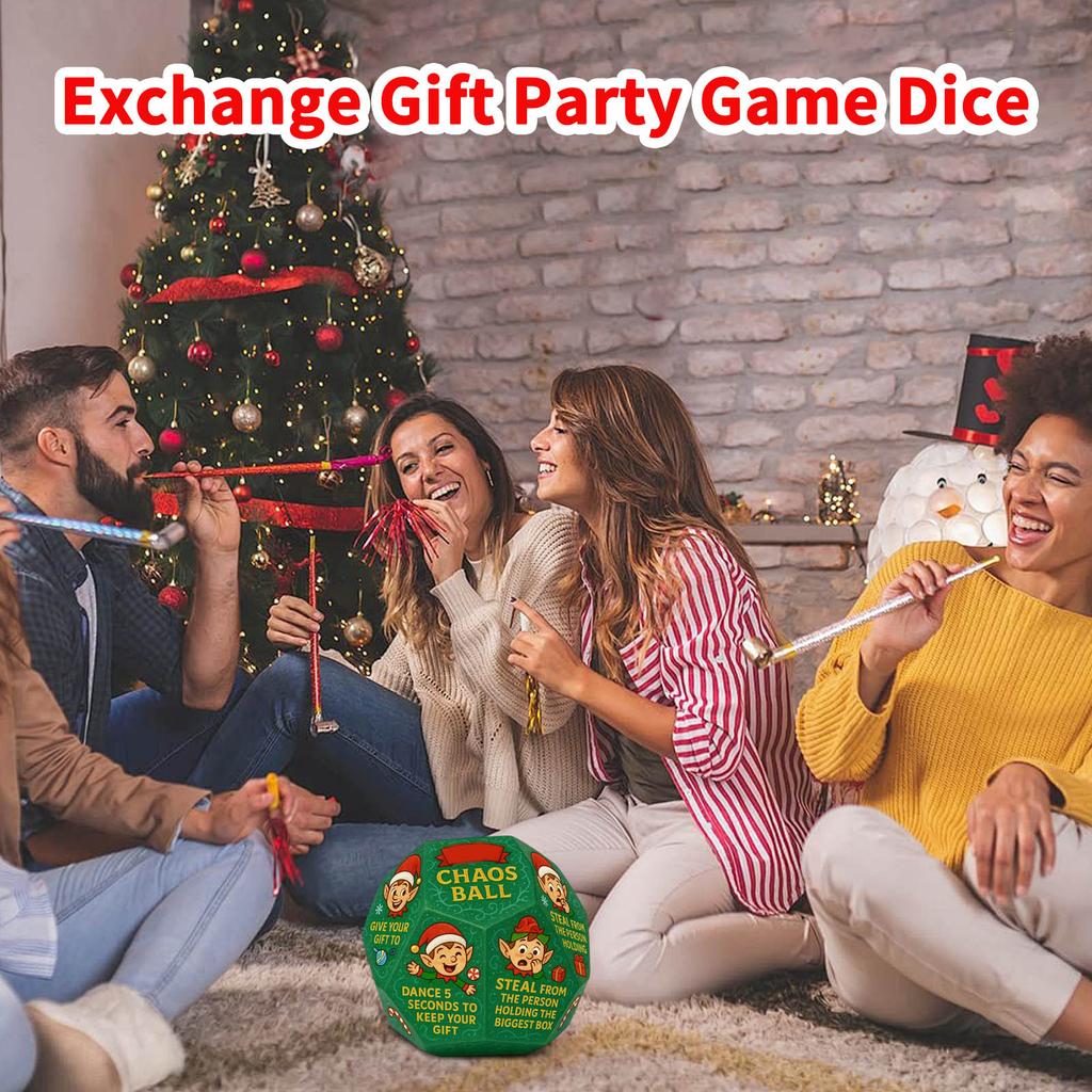 Hilarious Exchange Party Game Dice, Exchange Gifts Family Game, Christmas Stocking Stuffers Gift Exchange Dice Games For Men Women Adults