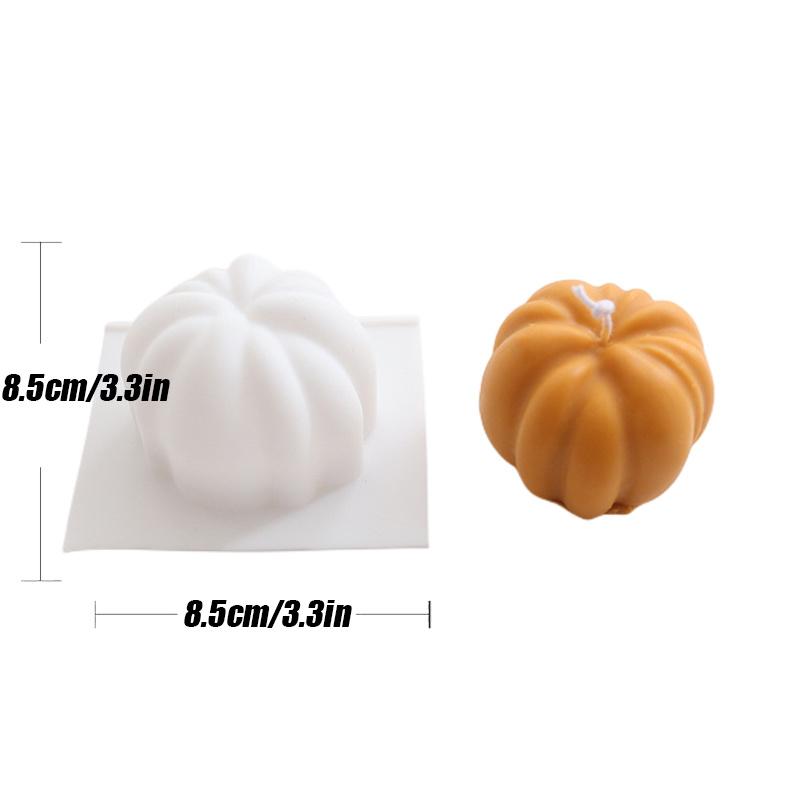 

1 шт. 3D тыквенная свеча силиконовая форма DIY Хэллоуин пластырь художественное ремесло свеча мыло ручной работы форма для шоколадного торта инструмент для украшения 1PC